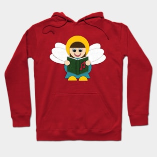 Christmas Felt Choir Angel Hoodie